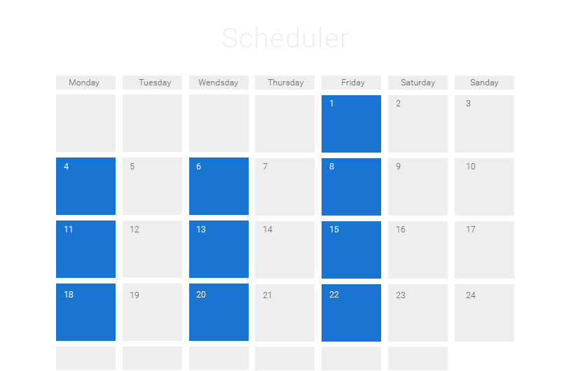 JavaScript Event Calendar Ajax Scheduler DhtmlxScheduler