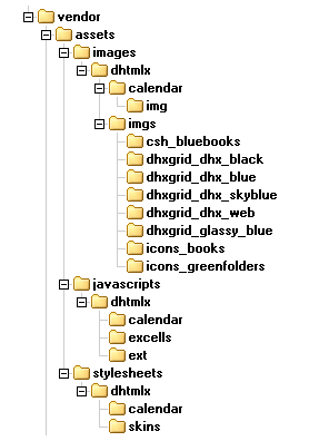 dhtmlxGrid Files - Directory Tree