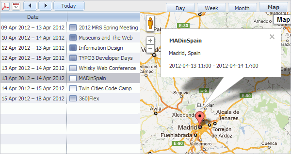 Scheduler Plugin - Map View