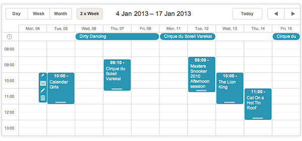 dhtmlxScheduler 4.0 - Custom Horizontal Time Scale