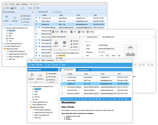 DHTMLX 4.0 - Updated Skins