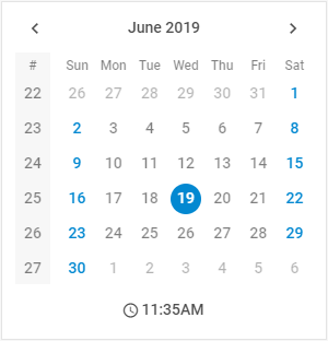 JavaScript Calendar by DHTMLX 