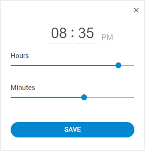 JavaScript time picker - DHTMLX