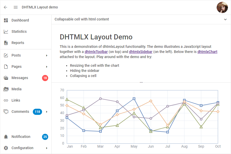 JavaScript/HTML Rich Text Editor - DHTMLX RichText