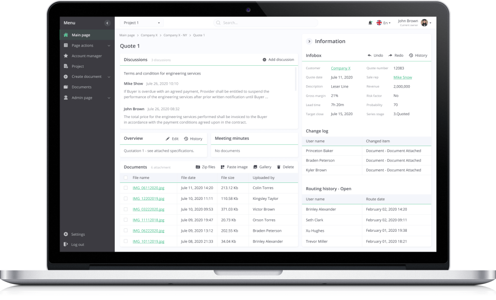 DHTMLX Gantt in workflow automation software