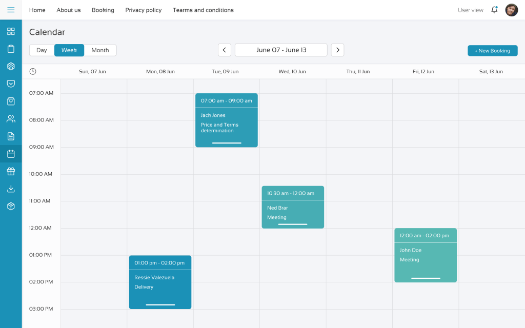 DHTMLX Scheduler in online appointmentservice