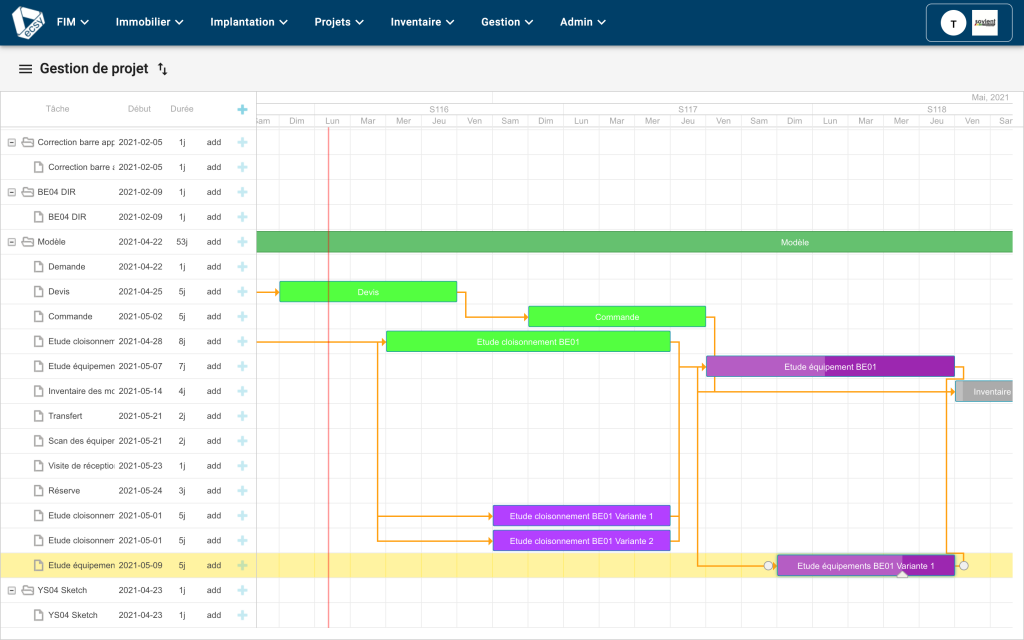 DHTMLX Gantt for Echo on