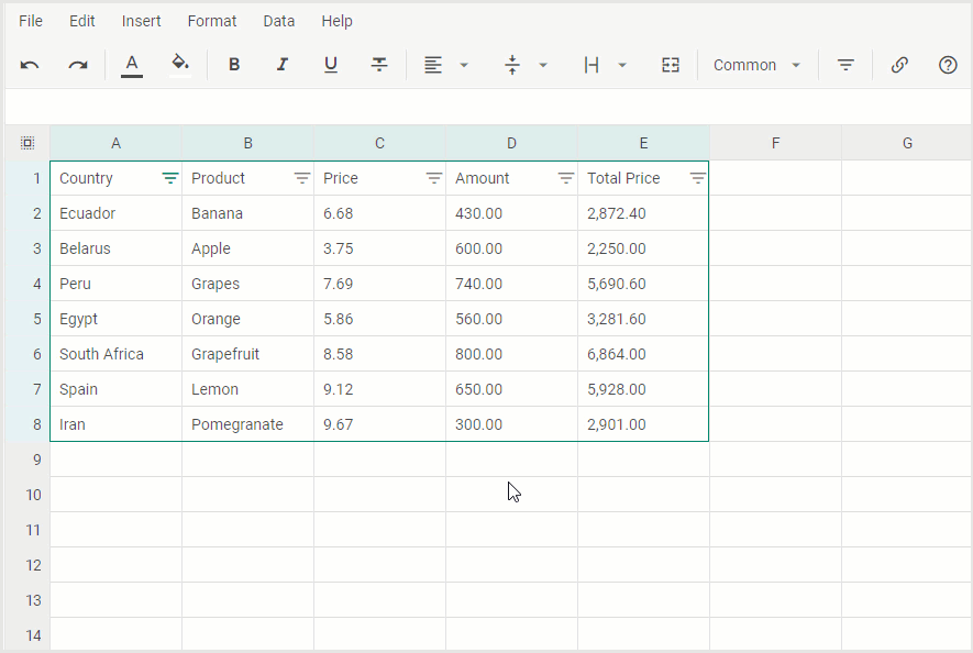 dhtmlx-spreadsheet-5-0-searching-and-filtering-data-merging-cells