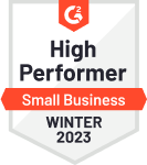  G2 award - High performer small business