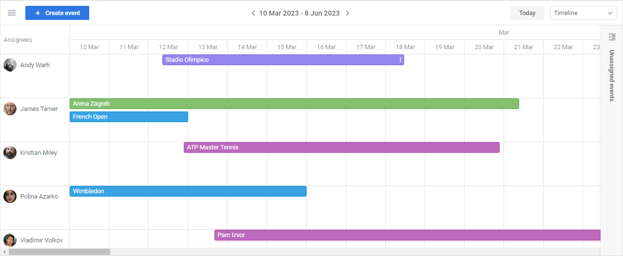 DHTMLX Event Calendar 2.0 with Timeline View, Recurring Events, More