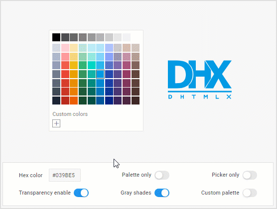 Suite v8.3 - Transparency option in Colorpicker
