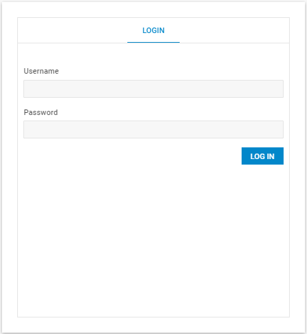 loging form - login button alignment