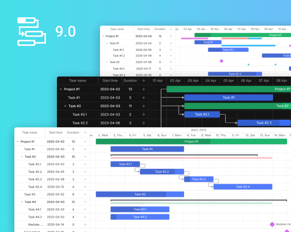 major update of DHTMLX Gantt