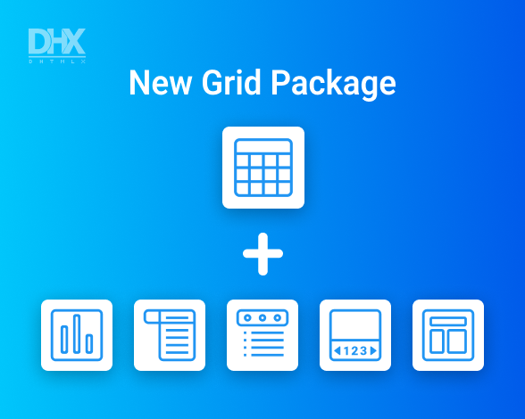 DHTMLX Grid + Table pack