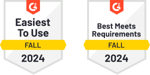 “Easiest to Use” and “Best Meets Requirements” Awards