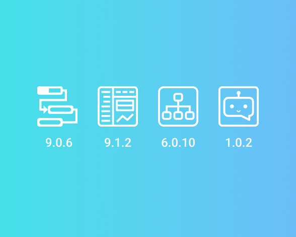 new patch versions of Gantt, Suite, Diagram and Chatbot