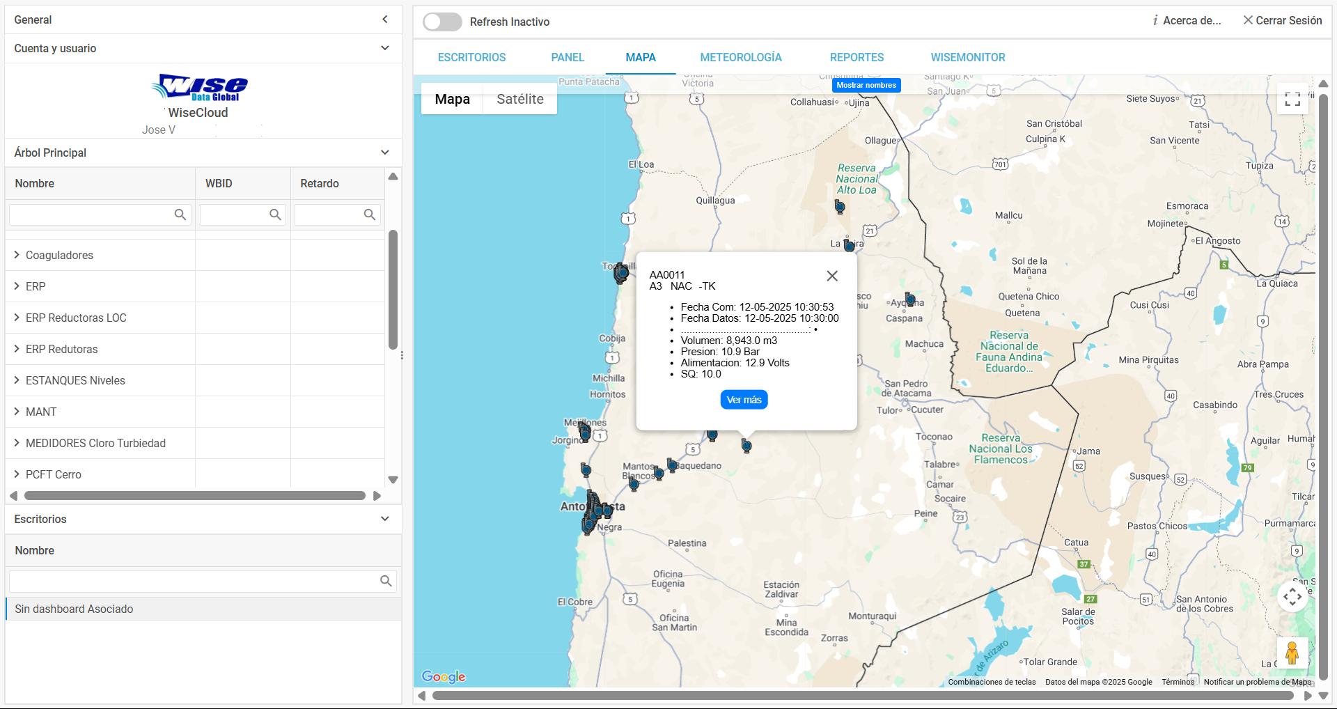 Suite widgets in Wise Data Global