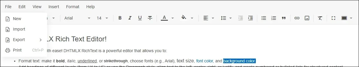 document-level actions