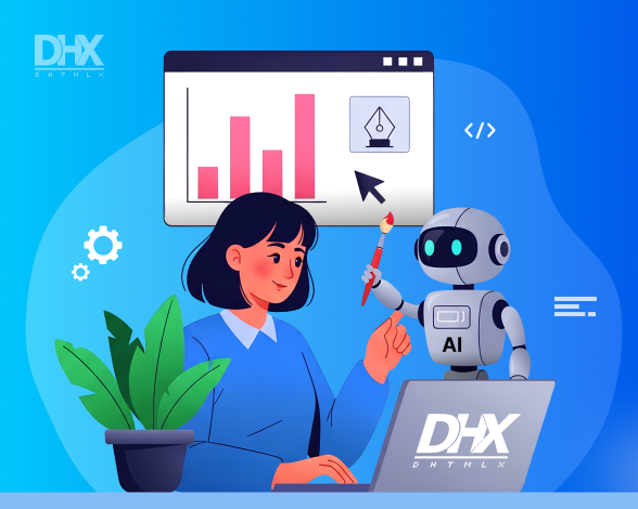 DHTMLX perspective on AI in web dev