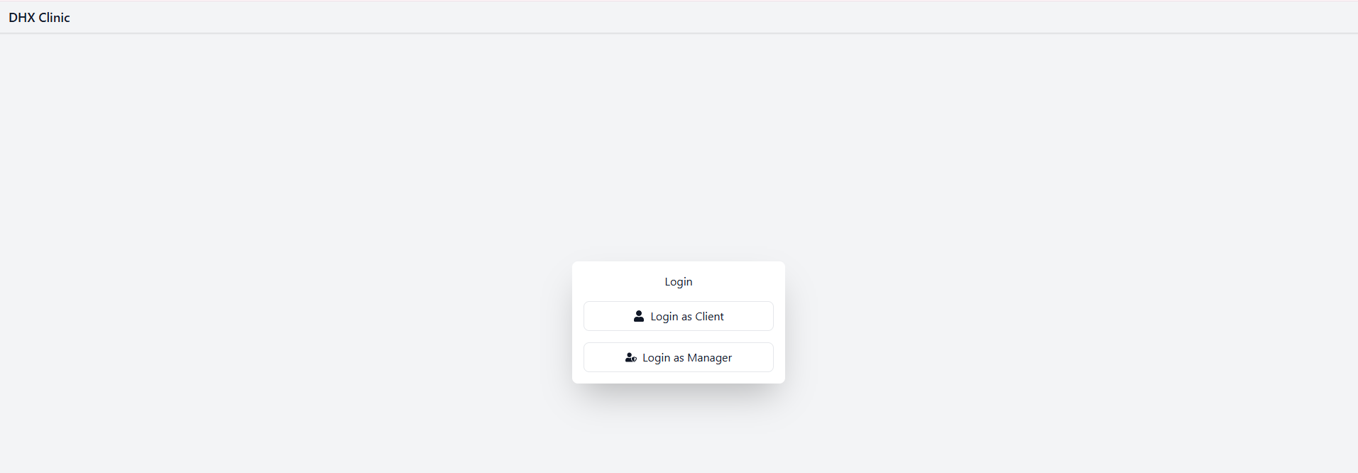React Doctor Appointment demo - Login