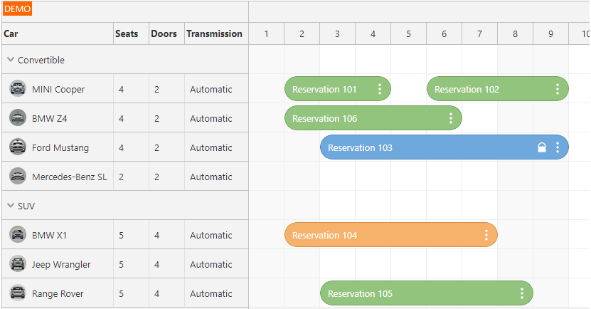 Scheduler integration with React