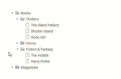 Tree with custom tooltip