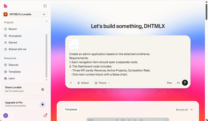 Adding a prompt to an input box