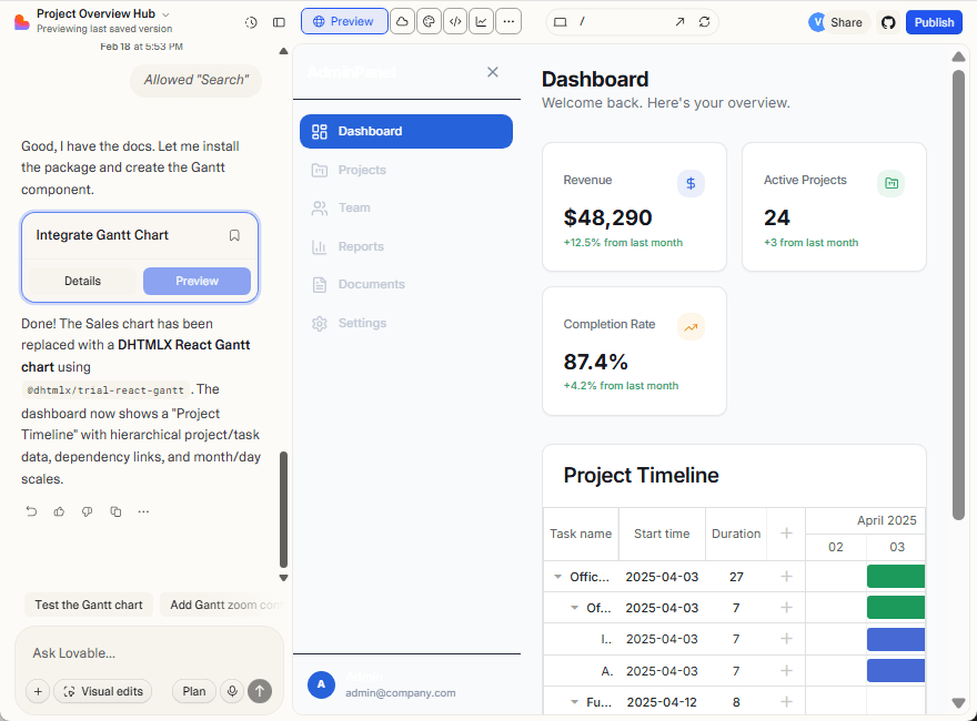 Issues with the app theme and the sidebar behavior