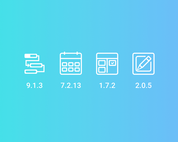 Fixes for Gantt, Scheduler, Kanban, and Rich Text Edito