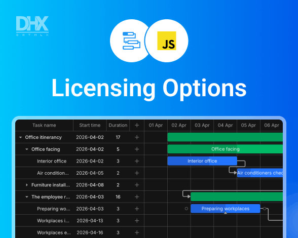 DHTMLX Gantt - Licensing Options