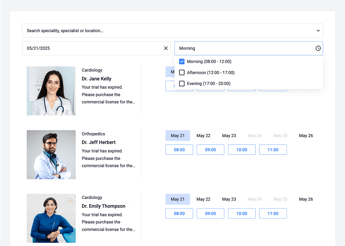 Convenient appointment scheduling