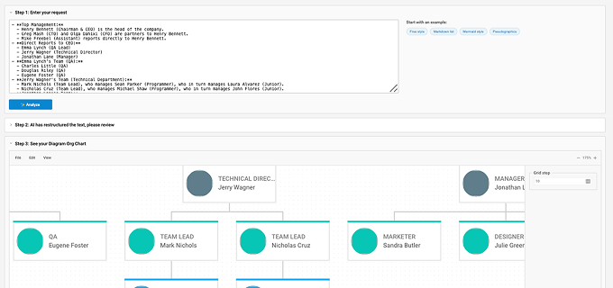 AI Org Chart Builder