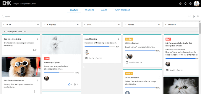 Project Management App: Suite