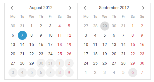 Easy To Use Javascript Calendar Date Picker Dhtmlxcalendar Features