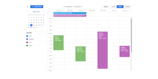 Event Calendar