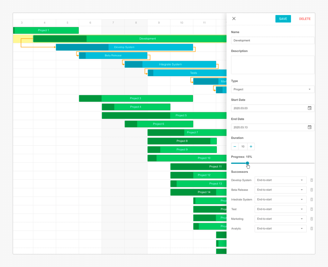 dhtmlx grid column types