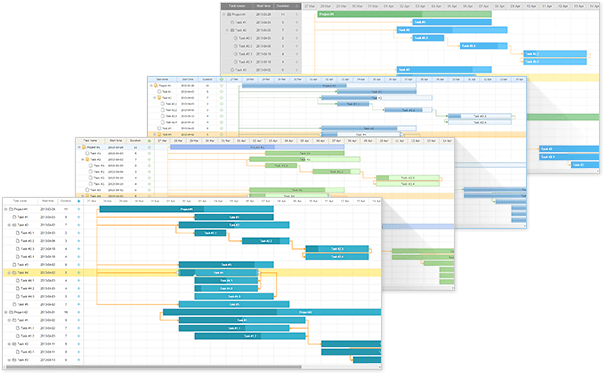 Bootstrap Gantt Chart