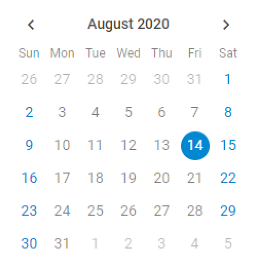 js calendar for room timeline monitoring