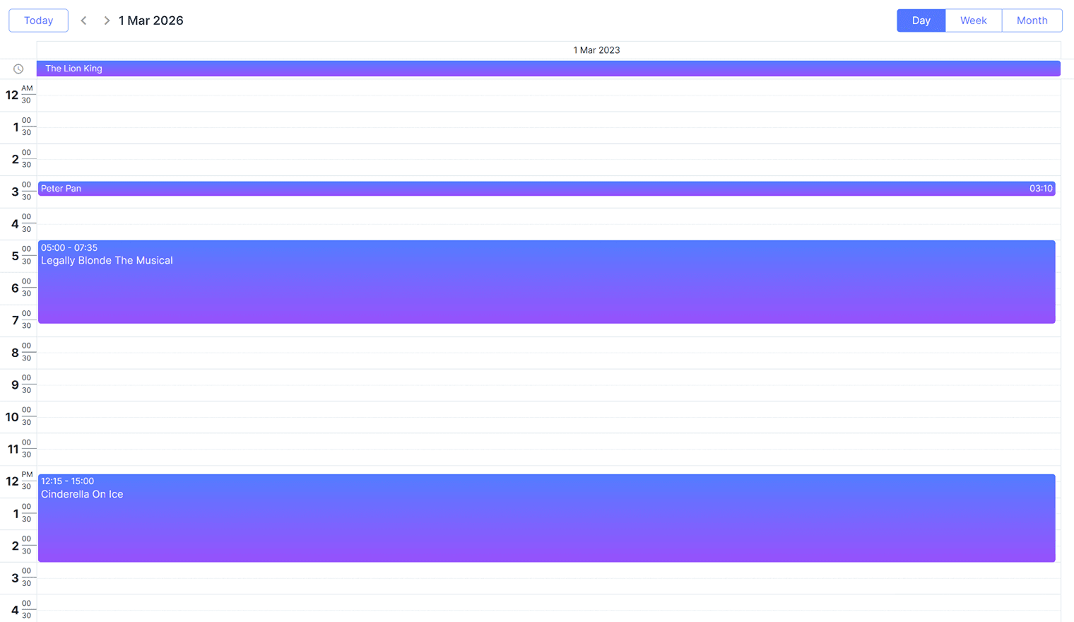 Time Schedule Pi Chart Javascript Scheduler JavaScript Сalendar - DHTMLX Scheduler