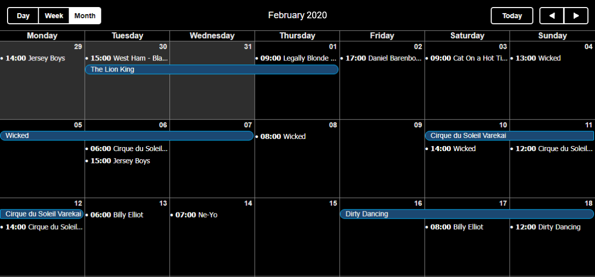 high contrast theme scheduler