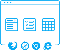 Cross-browser applications - best javascript library for ui