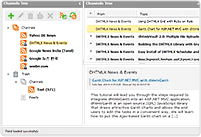 RSS Reader - javascript ui development