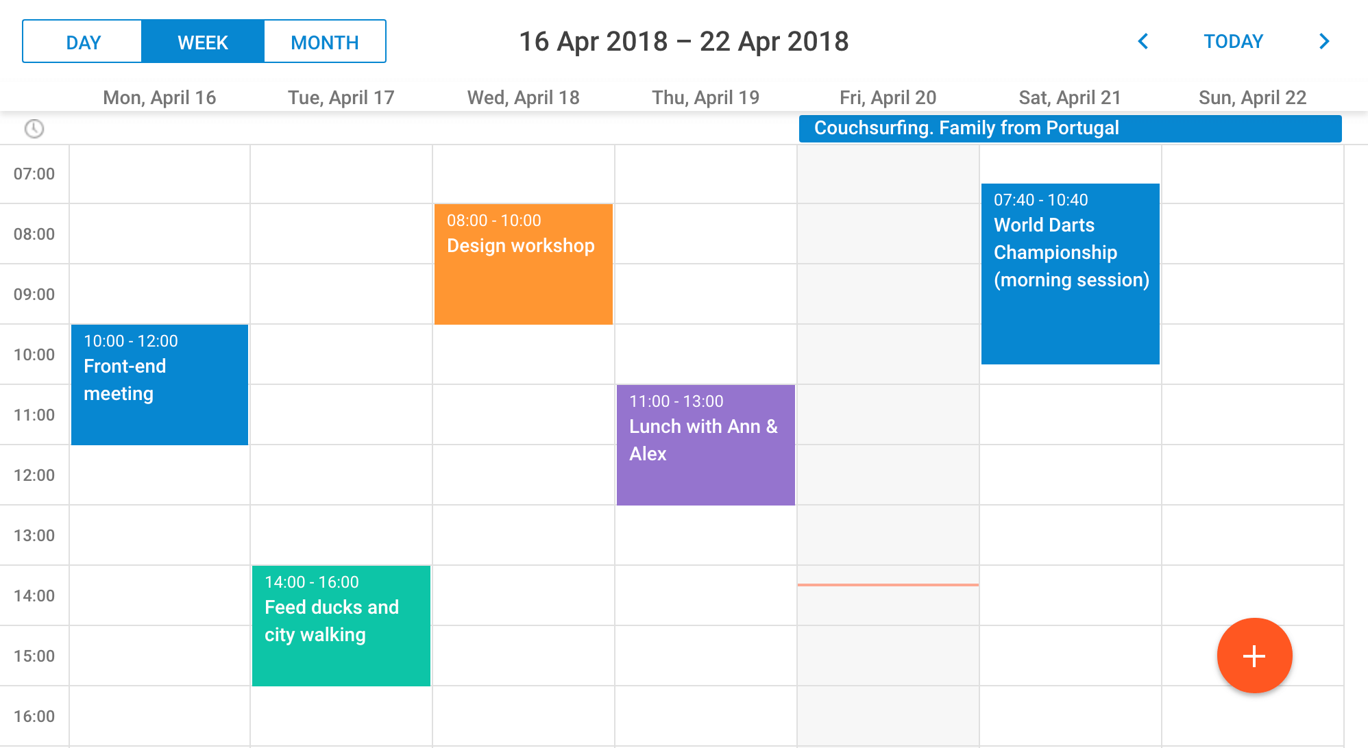 Scheduler Calendar